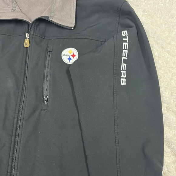 PITTSBURGH STEELERS SOFT SHELL JACKET L - Picture 3 of 7